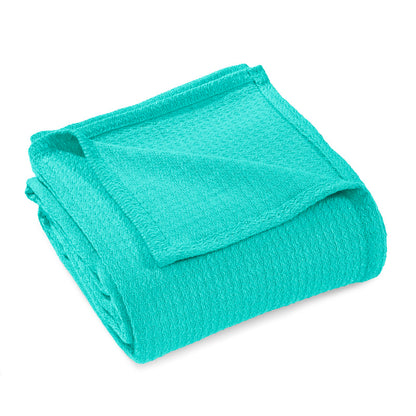 Superior Waffle 100% Cotton Lightweight Blanket