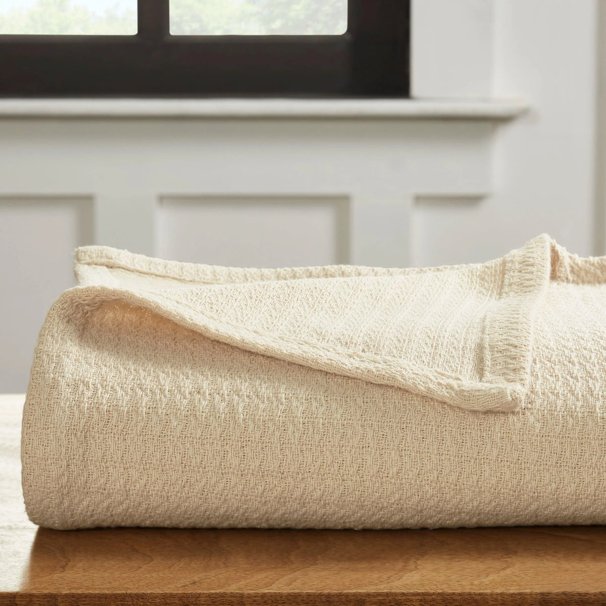 Superior Waffle 100% Cotton Lightweight Blanket
