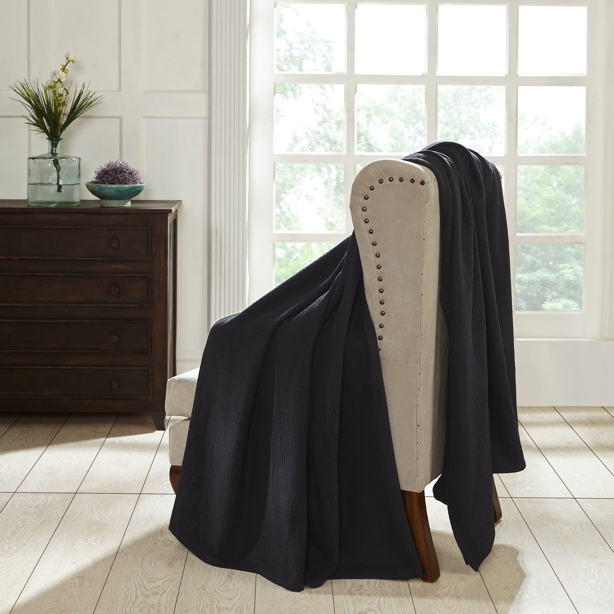 Superior Waffle 100% Cotton Lightweight Blanket