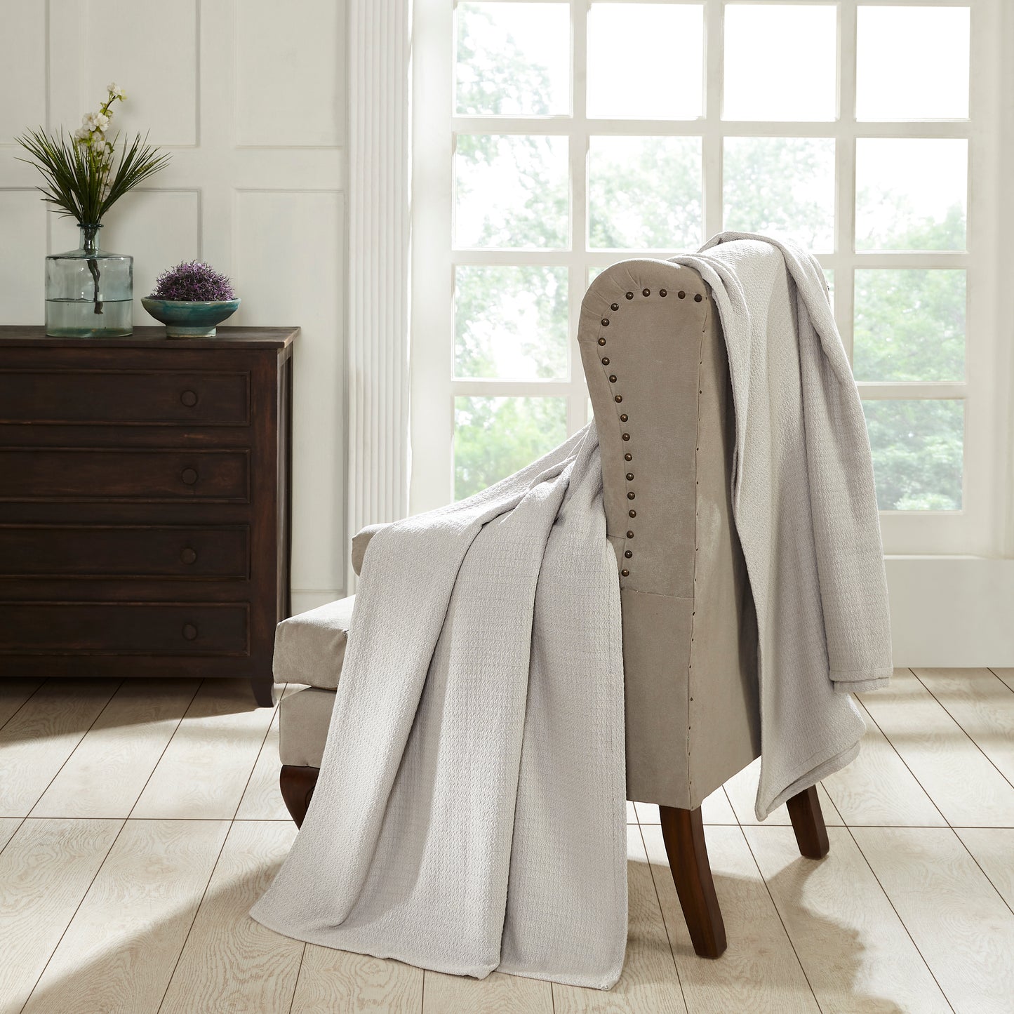 Superior Waffle 100% Cotton Lightweight Blanket
