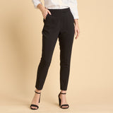 Christopher & Banks Women's Relaxed Fit Extended Tab Ankle Pant