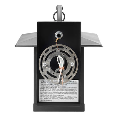 Tiffany-Style Lighting 11.75"H 1-Light Prairie Craftsman Style Stained Glass Outdoor Lantern Wall Sconce