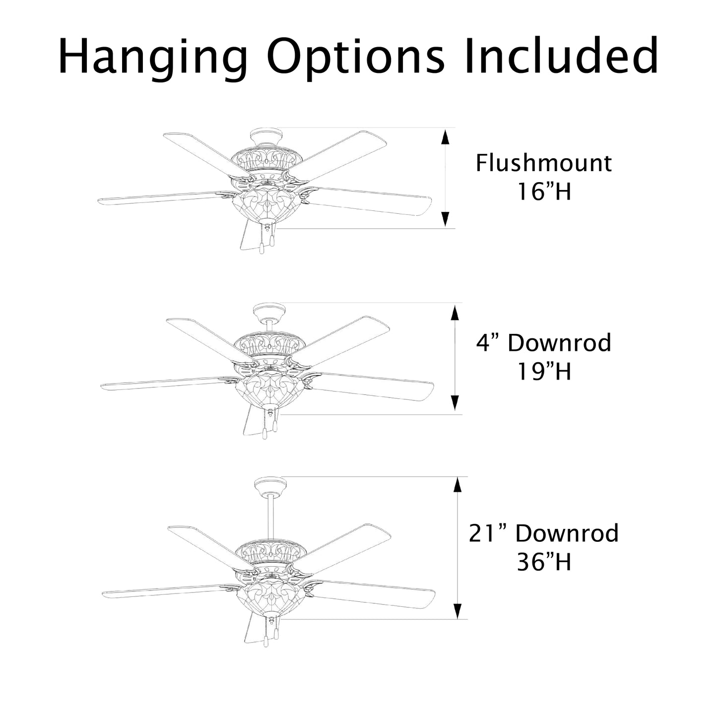 Tiffany-Style Lighting 52" LED Stained Glass Halston Ceiling Fan with Remote Control
