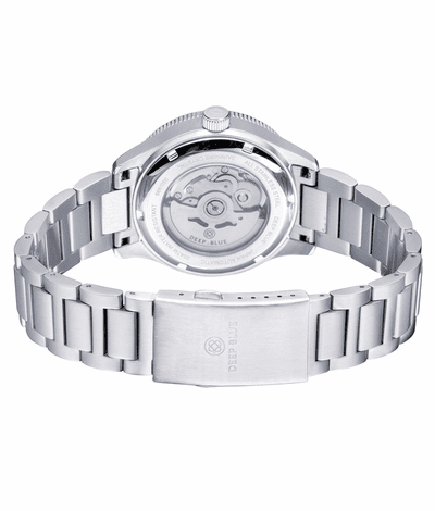Deep Blue 40mm Aqua Diver Automatic GMT Sapphire Bezel Bracelet Watch