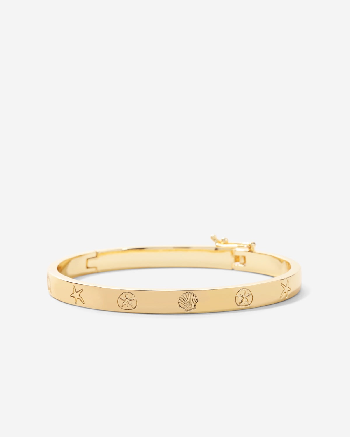 Bryan Anthonys Choice of Plating "Sea Seeker" Hinged Bangle Bracelet