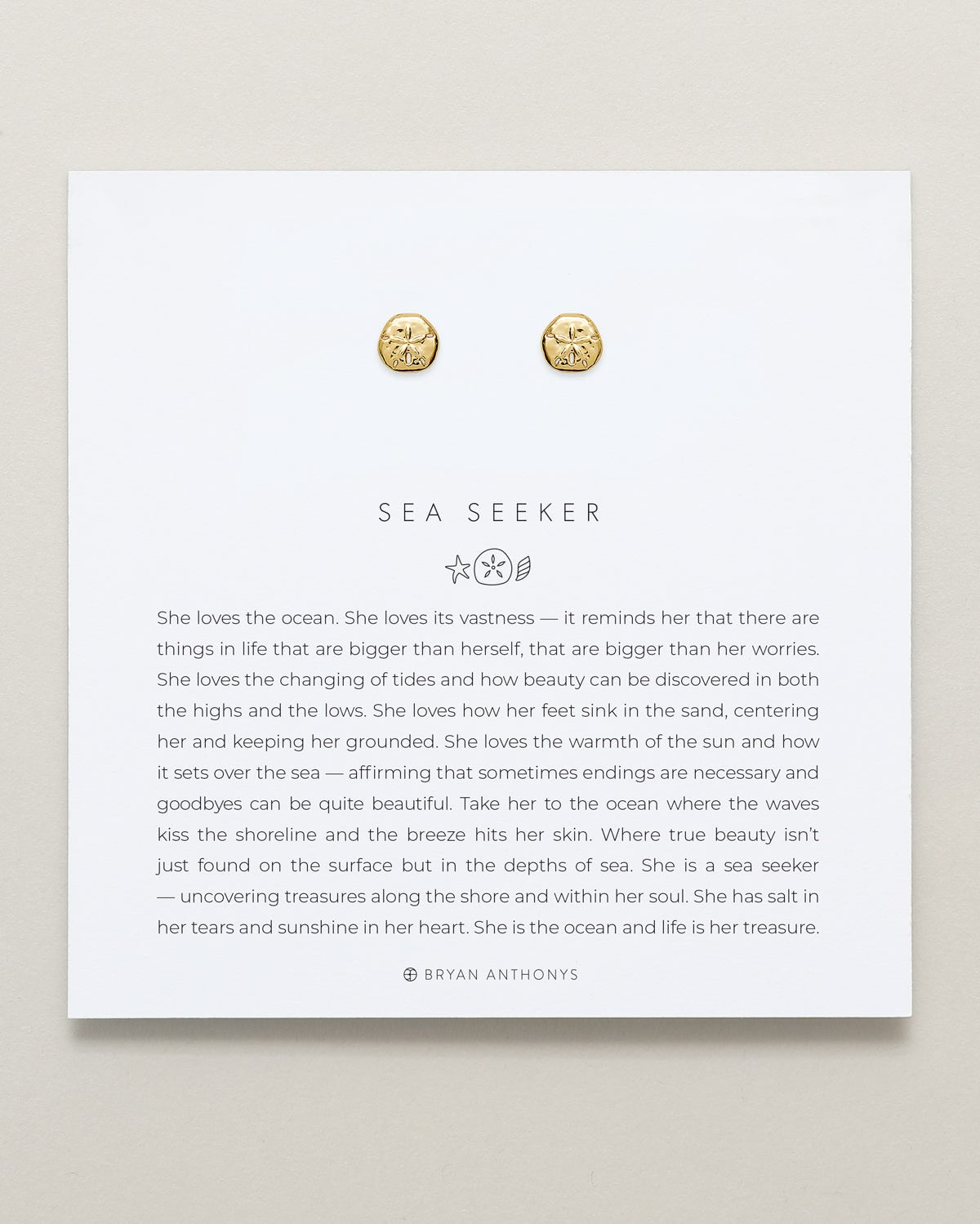Bryan Anthonys Choice of Plating "Sea Seeker" Stud Earrings