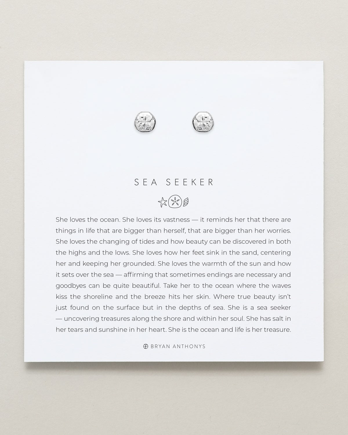 Bryan Anthonys Choice of Plating "Sea Seeker" Stud Earrings