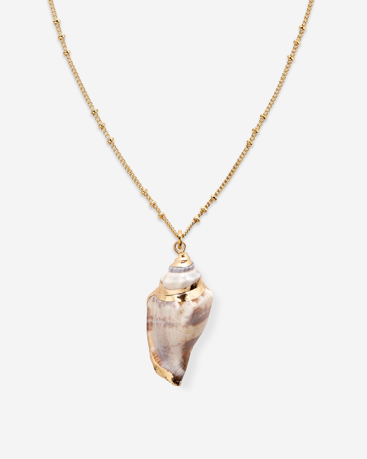 Bryan Anthonys Choice of Plating "Sea Seeker" Shell Necklace