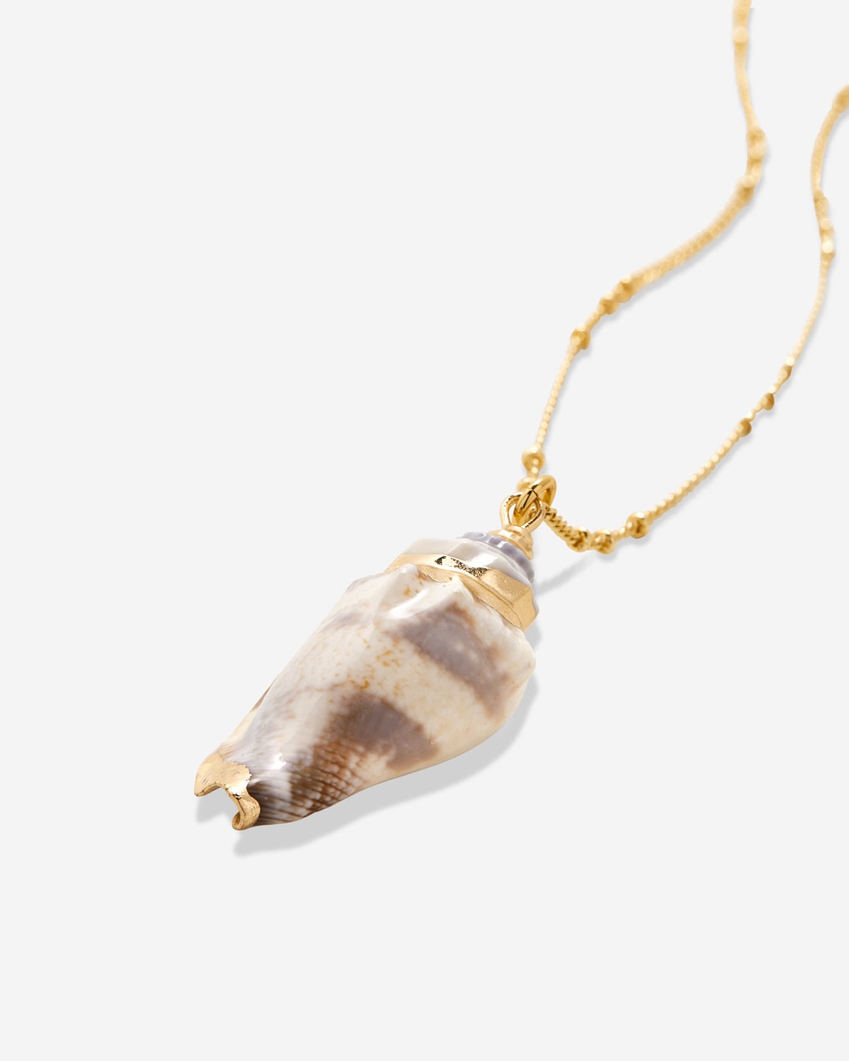 Bryan Anthonys Choice of Plating "Sea Seeker" Shell Necklace