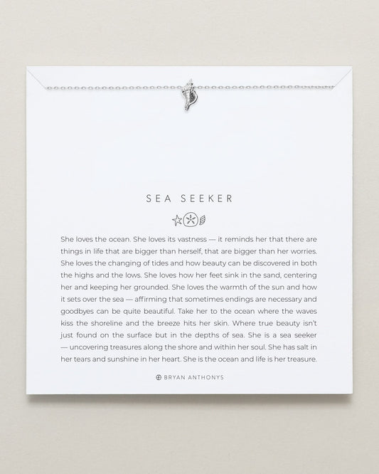 Bryan Anthonys Choice of Plating "Sea Seeker" Icon Necklace