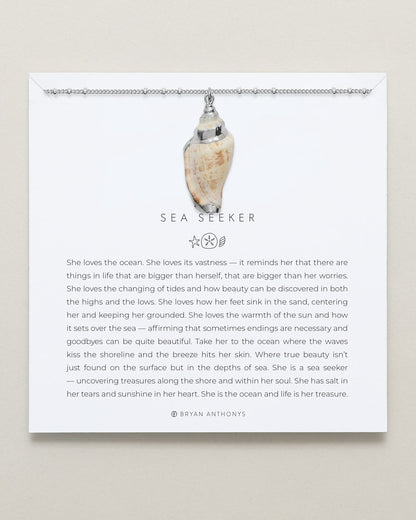 Bryan Anthonys Choice of Plating "Sea Seeker" Shell Necklace