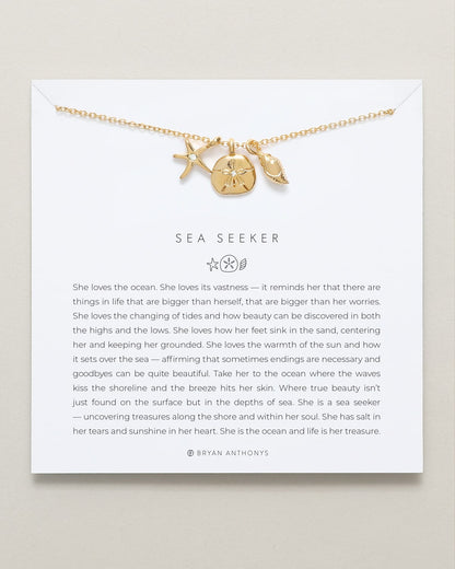 Bryan Anthonys "Sea Seeker & Pause" Layered Set of 2 Necklaces