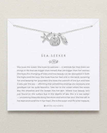 Bryan Anthonys "Sea Seeker & Pause" Layered Set of 2 Necklaces