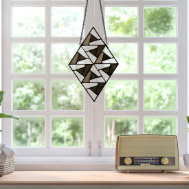 Tiffany-Style Lighting 14" Faron Stained Glass Window Panel