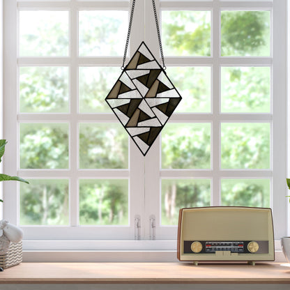 Tiffany-Style Lighting 14" Faron Stained Glass Window Panel