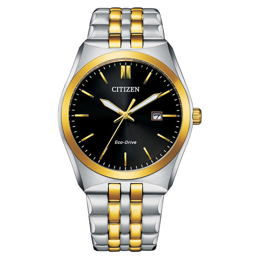 Citizen Men's 40mm Eco-Drive Quartz Date Two-Tone Bracelet Watch - BM7334-58E