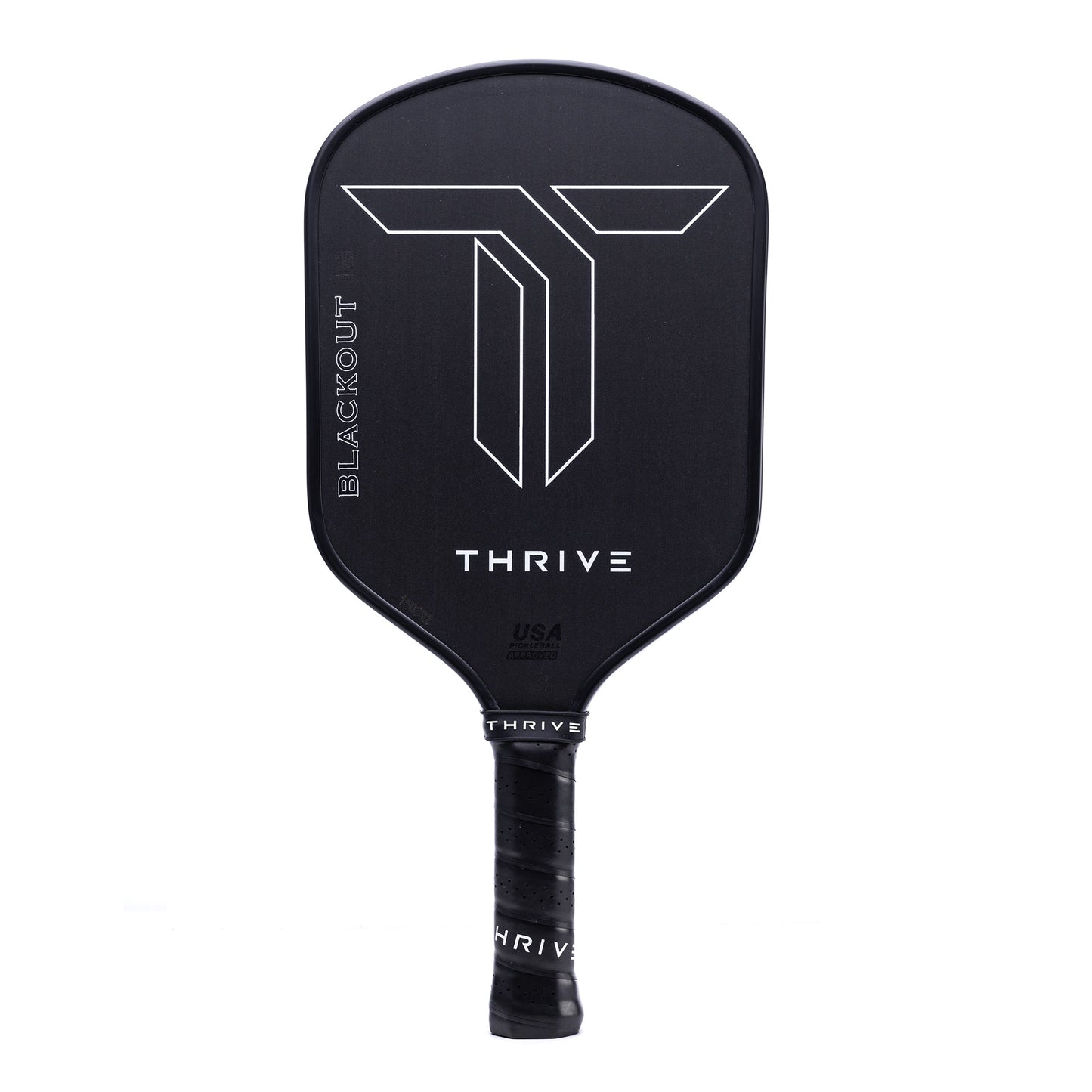 Thrive Pickleball Blackout Power Series 16mm Paddle with Accessories