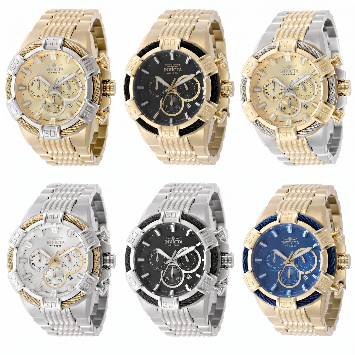 Invicta Men's 51mm Bolt Quartz Chronograph Bracelet Watch