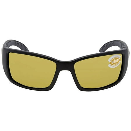 Costa Del Mar Men's 62mm BLACKFIN Matte Black Polarized Sunglasses