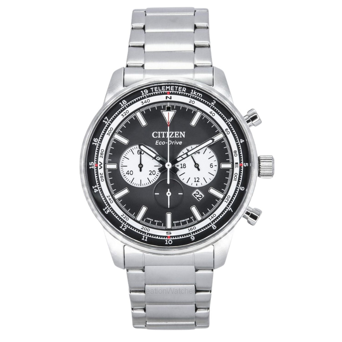 Citizen Men's 44mm Aviator Quartz Chronograph Bracelet Watch - CA4500-91E