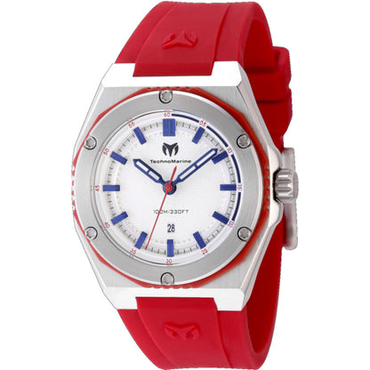 TechnoMarine Women's 36mm Coral Legacy Quartz Silicone Strap Watch