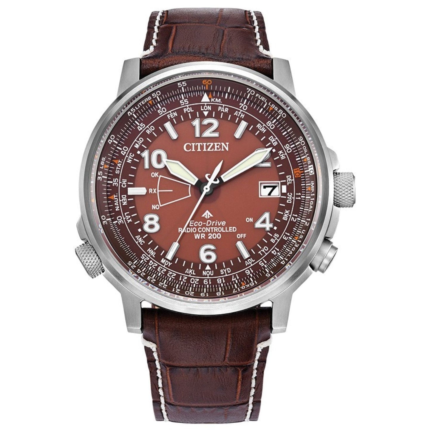 Citizen Men's 42mm Promaster Sky Eco-Drive Quartz Perpetual Calendar Strap Watch - CB0248-01X