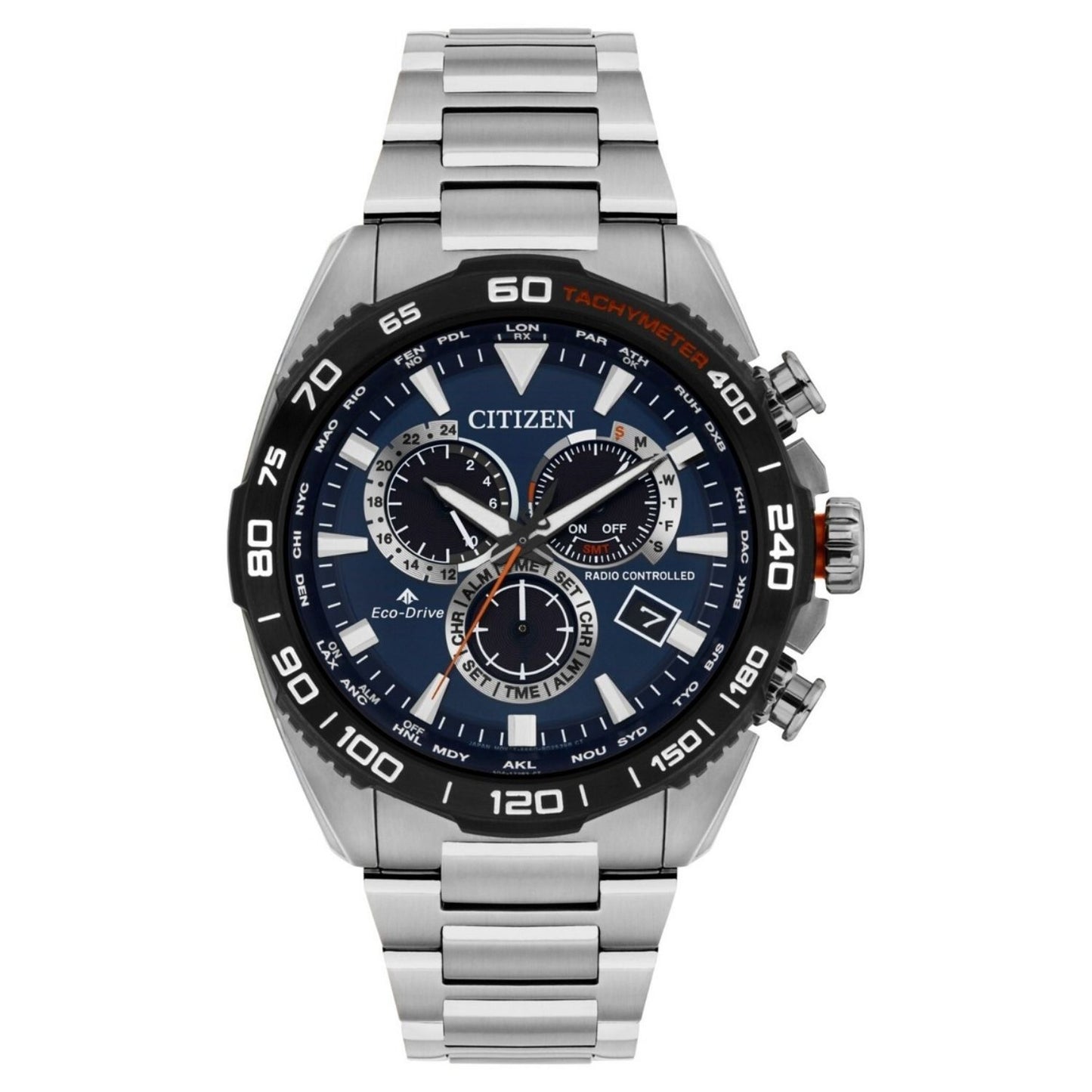 Citizen Men's 45mm Promaster Eco-Drive Quartz Perpetual Calendar Bracelet Watch - CB5034-58L