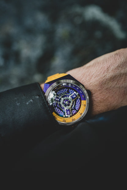 Nubeo Men's 48mm Skylab Automatic Interchangeable Bracelet Watch