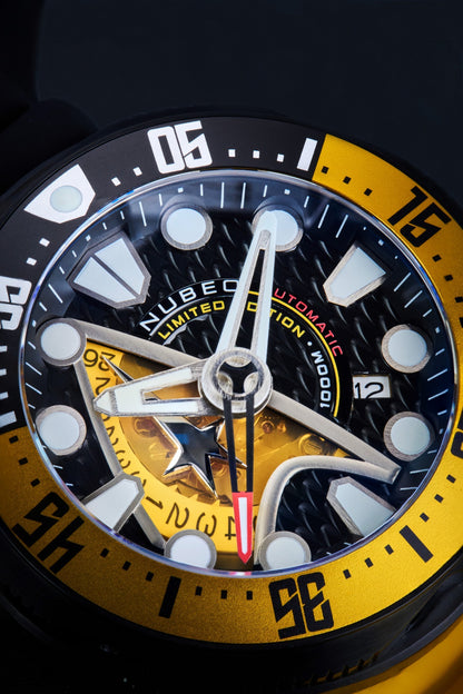 Nubeo Men's 50mm Ventana Star Trek Starfleet Automatic Limited Edition Strap Watch
