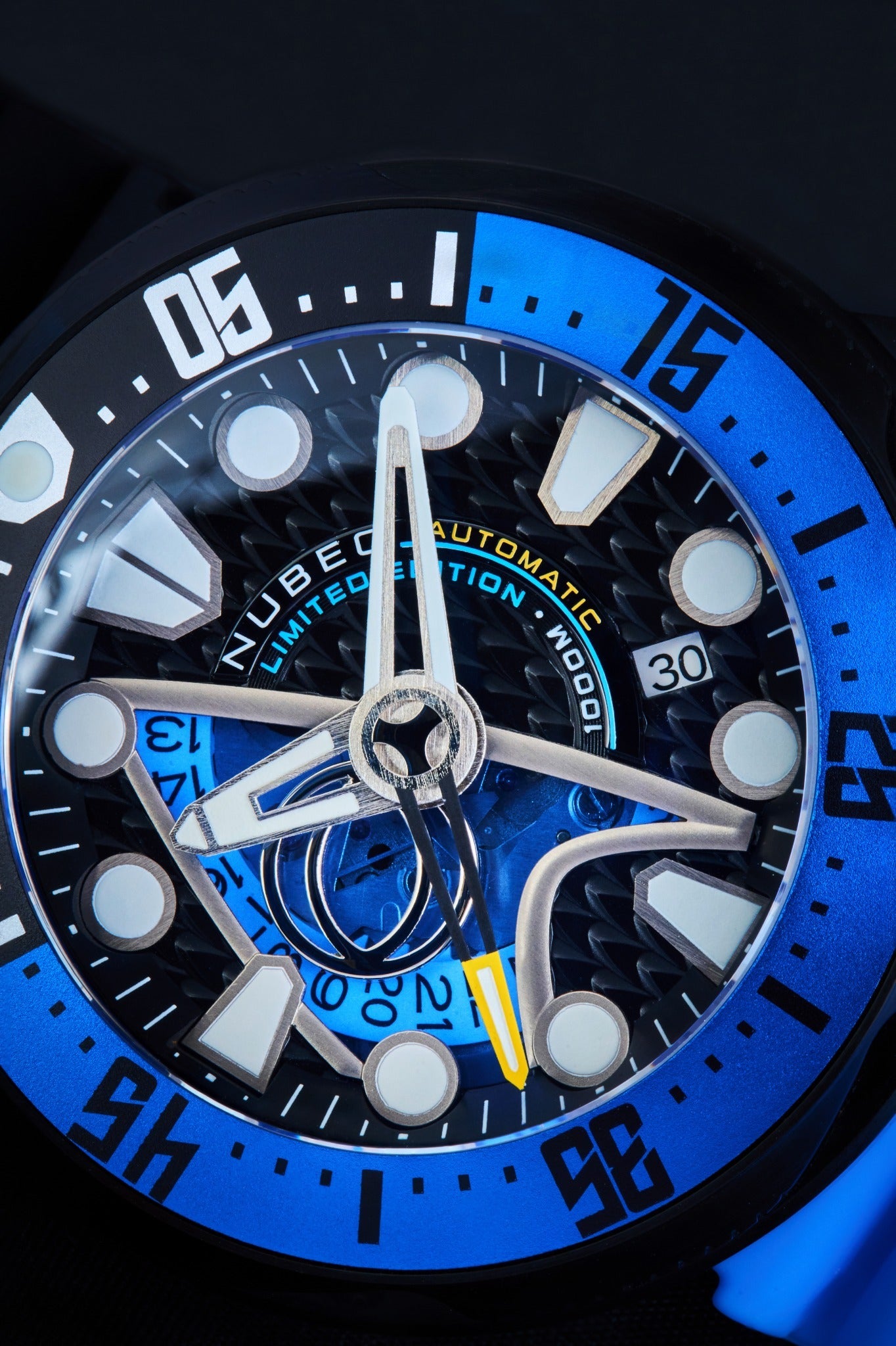 Nubeo Men's 50mm Ventana Star Trek Starfleet Automatic Limited Edition Strap Watch