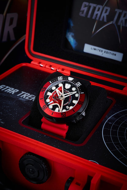 Nubeo Men's 50mm Ventana Star Trek Starfleet Automatic Limited Edition Strap Watch