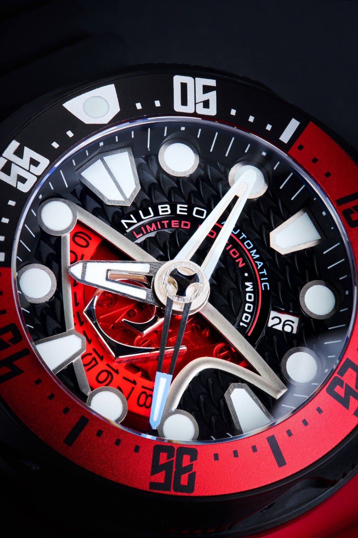 Nubeo Men's 50mm Ventana Star Trek Starfleet Automatic Limited Edition Strap Watch