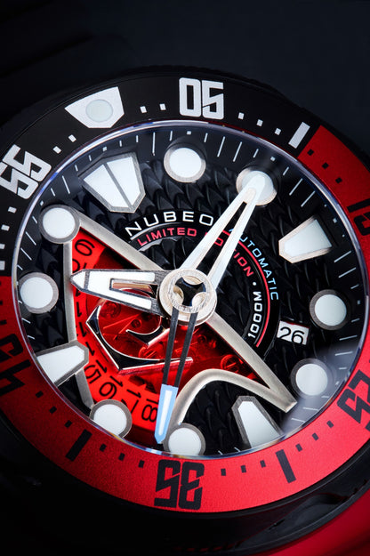 Nubeo Men's 50mm Ventana Star Trek Starfleet Automatic Limited Edition Strap Watch