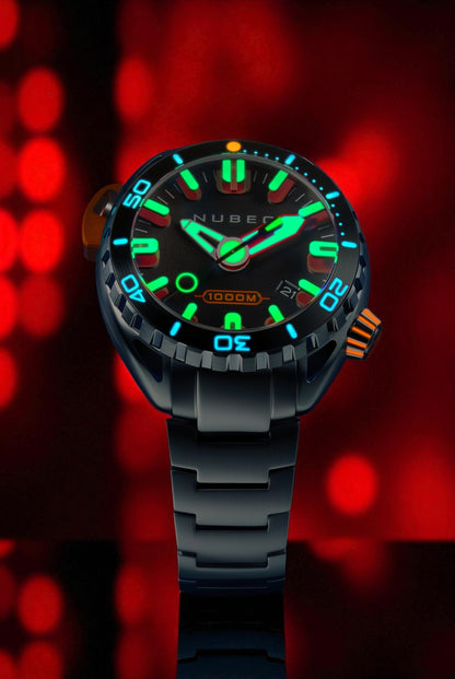 Nubeo Men's 50mm Aluminaut Automatic Limited Edition Bracelet Watch