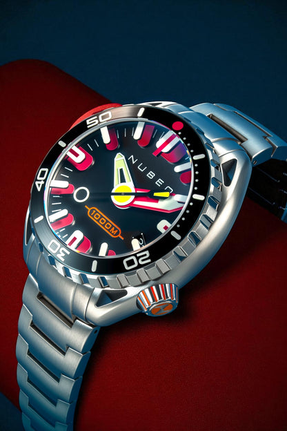 Nubeo Men's 50mm Aluminaut Automatic Limited Edition Bracelet Watch