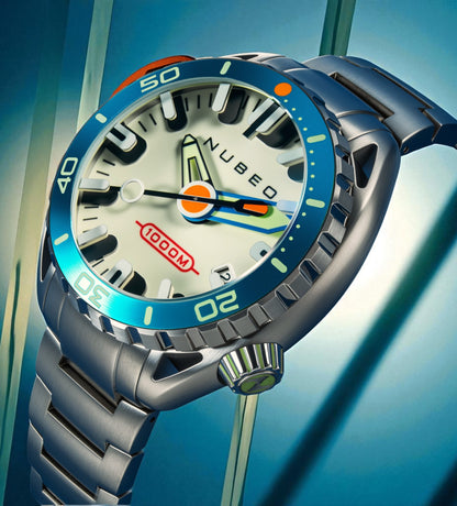 Nubeo Men's 50mm Aluminaut Automatic Limited Edition Bracelet Watch