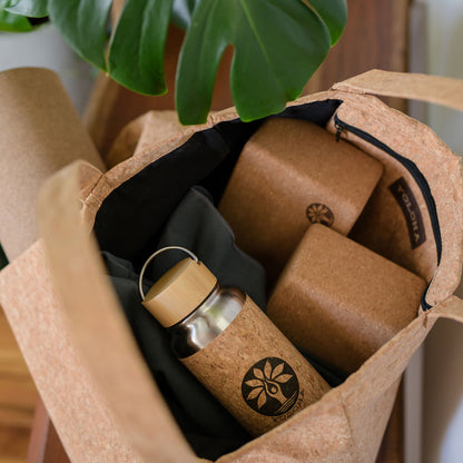 Yoloha Yoga Premium Cork Tote Bag