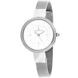Christian Van Sant Women's 32mm Reign Quartz Crystal Bezel Mesh Bracelet Watch