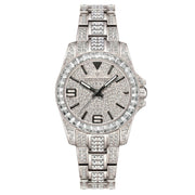 Christian Van Sant Women's 31mm Majestic Quartz Crystal Pave Bracelet Watch