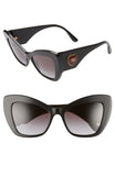 Dolce & Gabbana Women's 54mm Full Rim Cat Eye Sunglasses