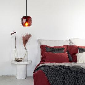 Tiffany Style Lighting 6" Hilary Retro Handblown Glass Globe Shade Pendant