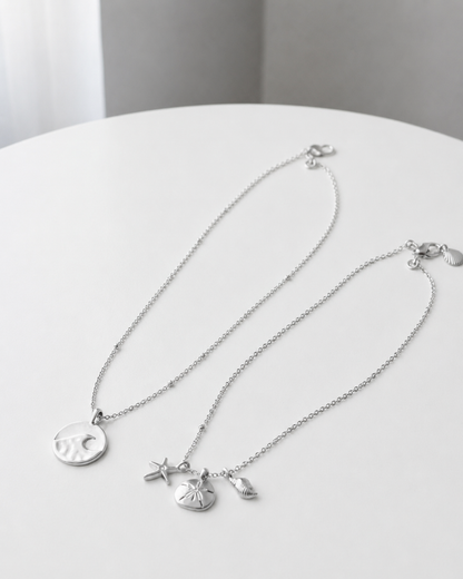 Bryan Anthonys Choice of Plating "Sea Seeker" & "Depth" Set of 2 Layered Necklace Set
