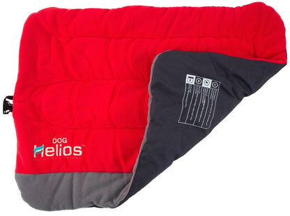 Dog Helios ® 'Combat-Terrain' Cordura-Nyco Reversible Nylon & Fleece Travel Camping Dog Bed