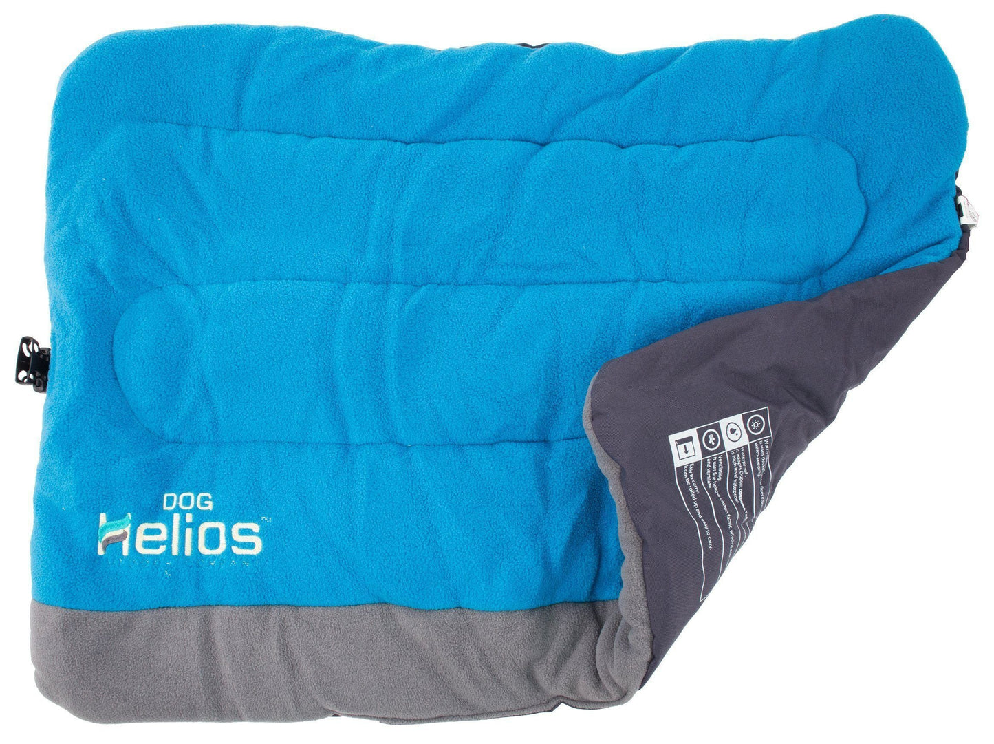 Dog Helios ® 'Combat-Terrain' Cordura-Nyco Reversible Nylon & Fleece Travel Camping Dog Bed