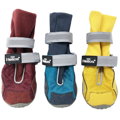 Dog Helios 'Traverse' Premium Grip High-Ankle Outdoor Set of 4 Dog Boots
