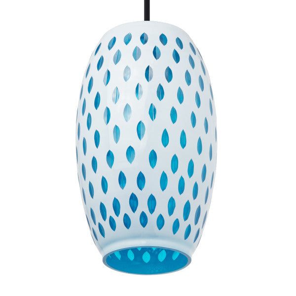 Tiffany-Style Lighting 6" Mira Glam Glass Globe Shade Pendant