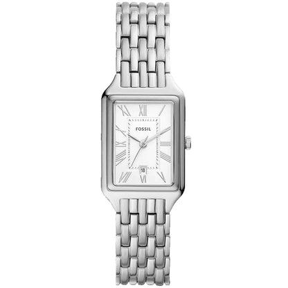 Fossil Women's Raquel 23mm Quartz Date Rectangle Bracelet Watch