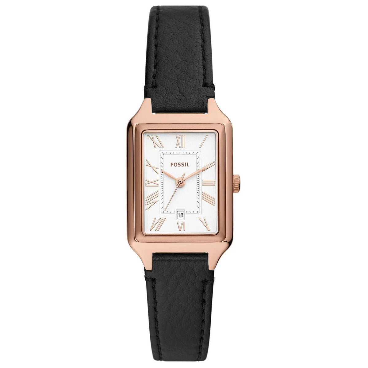 Fossil Women's Raquel 23mm Quartz Date Leather Strap Watch