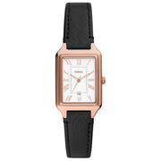 Fossil Women's Raquel 23mm Quartz Date Leather Strap Watch