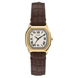 Fossil Women's Harlow 27mm Quartz Octagon Croco-Embossed Leather Strap Watch